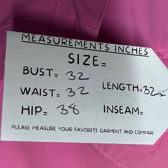 Fanco Dress Small Pink Orange Colorblock Ruffle Bell Sleeve Shirt Dress 3655 - Picture 7 of 7